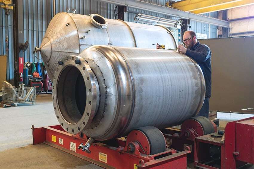 1 - Custom ASME Fabrication for Pharma - Vent Seal Tank Project 