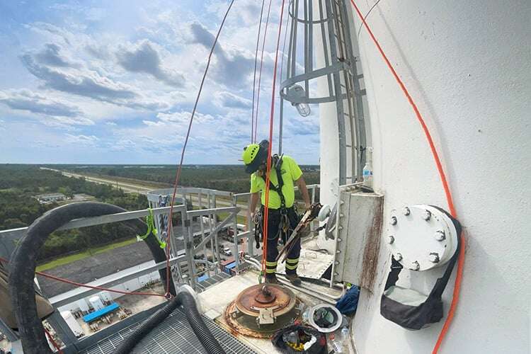 Cold Box Repair with Rope Access