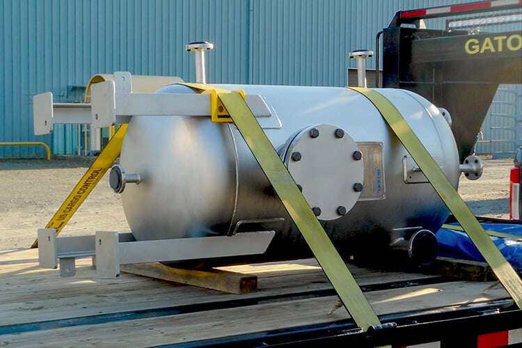 2 - Stainless Steel Vacuum knockout pot engineering - fabrication - chemical industry