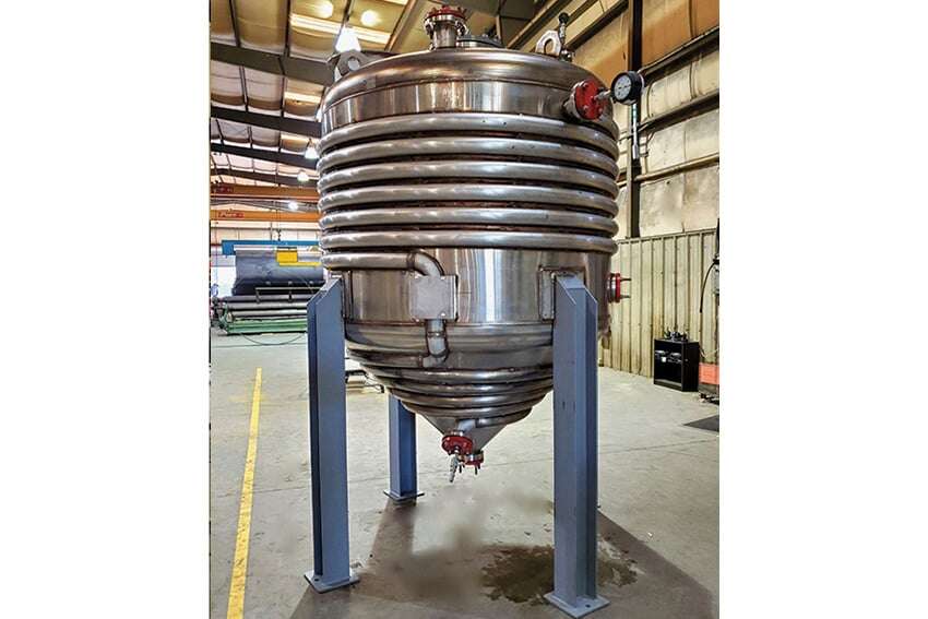 3 Custom ASME Reactor Fabrication - Before Passivation