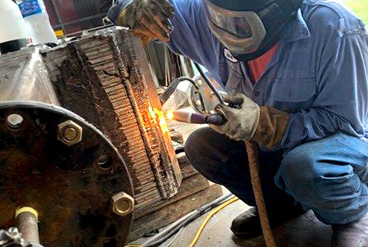 4 - BAHX heat exchanger weld repair services